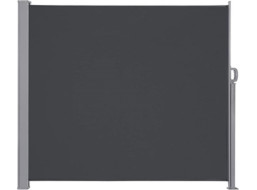 Boční markýza LUARO rolovací - 160 x 300 cm - tmavě šedá