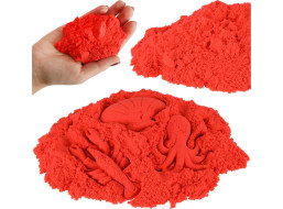 Kinetický písek 1 kg v sáčku - červený