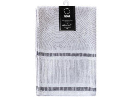 Žakárová kuchyňská utěrka CARINO 012 - 40x60 cm - šedá