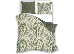Ložní povlečení BOHO Kapradiny - 140x200 cm - bavlněný satén