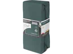 Jersey prostěradlo SOFT 160x200 cm + 25cm - tmavě zelené