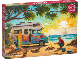 CHERRY PAZZI Puzzle Čekání na vlny 1000 dílků