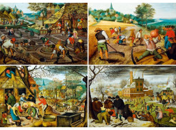 BLUEBIRD Puzzle Čtyři roční období 1000 dílků