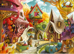 RAVENSBURGER Puzzle Domov, sladký domov 500 dílků