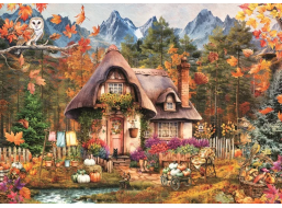 RAVENSBURGER Puzzle Dýňová chaloupka 1000 dílků