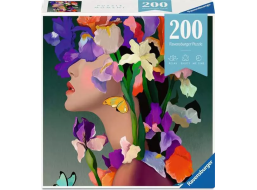 RAVENSBURGER Puzzle Moment: Květinová hlava Iris 200 dílků