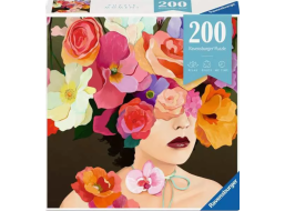RAVENSBURGER Puzzle Moment: Květinová hlava Růže 200 dílků