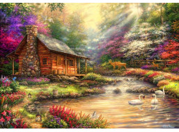 BLUEBIRD Puzzle Myslivecká chata 1000 dílků