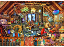 BLUEBIRD Puzzle Poklady z půdy 1500 dílků