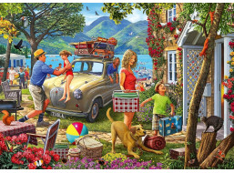 RAVENSBURGER Puzzle Prázdninové útočiště 1000 dílků