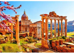 BLUEBIRD Puzzle Římské ruiny na jaře 1000 dílků