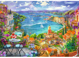 RAVENSBURGER Puzzle Saint-Tropez 1000 dílků