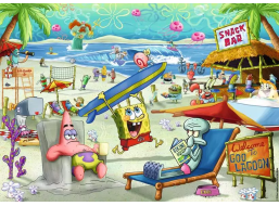 RAVENSBURGER Puzzle Spongebob 1000 dílků