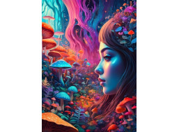 BLUEBIRD Puzzle Svět houbiček 500 dílků