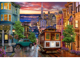 BLUEBIRD Puzzle Tramvaj v San Franciscu 1000 dílků
