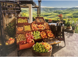 RAVENSBURGER Puzzle Chorvatské tržiště 500 dílků