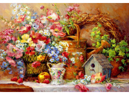 BLUEBIRD Puzzle Zahradní směs 1000 dílků