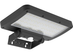 Solight LED solární osvětlení se senzorem, 5W, 500lm, 4000K, Li-Ion, černá