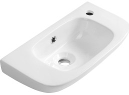 Aqualine KIA keramické umývátko 49x25cm, bílá NP405