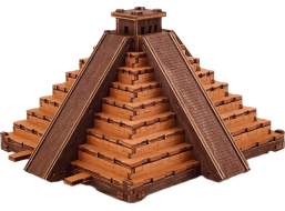 WOODEN CITY 3D dřevěné puzzle Escape room: Mayská pyramida 184 dílků