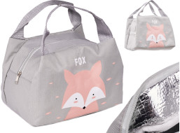 Termoizolační taška na jídlo - šedá - Liška