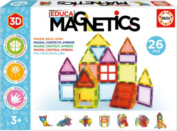 EDUCA Magnetická stavebnice Magnetics 26 dílků