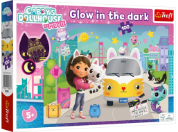 TREFL Svítící puzzle Gábinin kouzelný domek 100 dílků