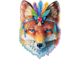 WOODEN CITY Dřevěné puzzle Mystická liška 250 dílků