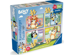 RAVENSBURGER Moje první puzzle: Bluey 4v1 (2,3,4,5 dílků)
