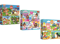 TREFL Puzzle sada 4v1 (4,6,9,12 dílků)