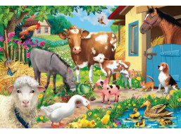 SCHMIDT Puzzle Zvířata na farmě 60 dílků