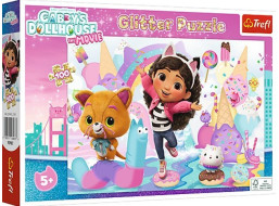 TREFL Svítící puzzle Gábinin kouzelný domek: S kamarády 100 dílků