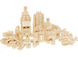 2Kids Toys Kostky přírodní XL 220 ks