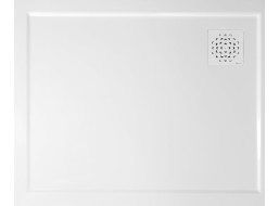 Gelco XENA sprchová vanička z litého mramoru, obdélník 100x80cm, bílá HX10080