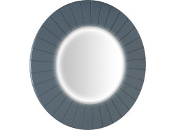 Sapho LUMIRO STRIP kulaté zrcadlo s LED osvětlením v rámu ø 75cm, siena LR750-4242S