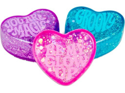 Schylling NeeDoh Mačkací Třpytivá srdíčka 3ks