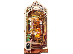 RoboTime 3D skládačka Zarážka na knihy Miniatura domečku Prázdninová kavárna