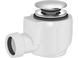 Polysan Vanová výpust DN40, click-clack, chrom 71714