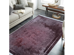 Kusový koberec HONOR New - Edge - tmavě červený