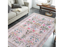 Kusový koberec HONOR New - Exotic flowers - krémový