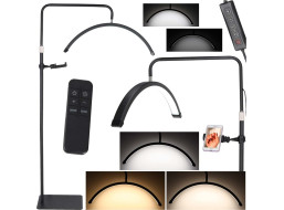 Kosmetická bezstínová LED lampa - černá