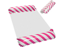 Nafukovací plážová matrace - bazénové křeslo - růžové