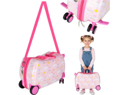 Dětský cestovní kufr na kolečkách - Jednorožec