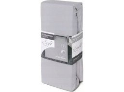 Jersey prostěradlo SOFT 200x160 cm + 25cm - šedé