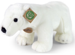 Rappa Plyšový medvěd lední stojící 30 cm ECO-FRIENDLY