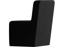 Aqualine Hranatý háček, černá mat UN82025B