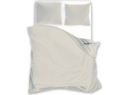 Ložní povlečení FASHION - 220x200 cm - béžové - bavlněný satén