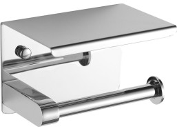 Sapho Držák toaletního papíru s poličkou, chrom UN1197C