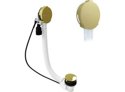 Polysan Vanová souprava s napouštěním, bovden, délka 1000mm, zátka 72mm, zlato 71855.90