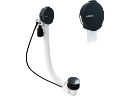 Polysan Vanová souprava s napouštěním, bovden, délka 1000mm, zátka 72mm, gun metal 71855.60